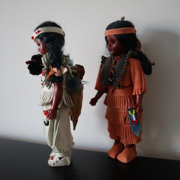 Collectible Native American dolls / Vintage Carlson dolls Native American dolls - Picture 7 of 13